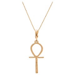 Dominique Cohen Boho Ankh Key of Life Pendant and Chain