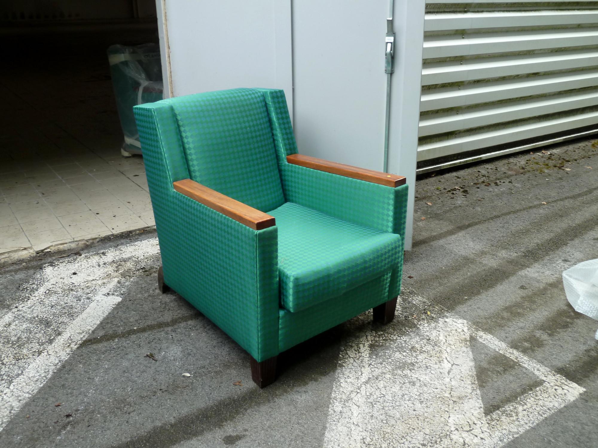 Dominique, Four Armchairs Art Deco Period, circa 1935 In Good Condition For Sale In Saint-Ouen, FR