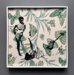 Butterflies, Mixed Media Painting