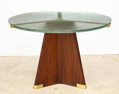 Dominique Guéridon with Saint Gobain Glass