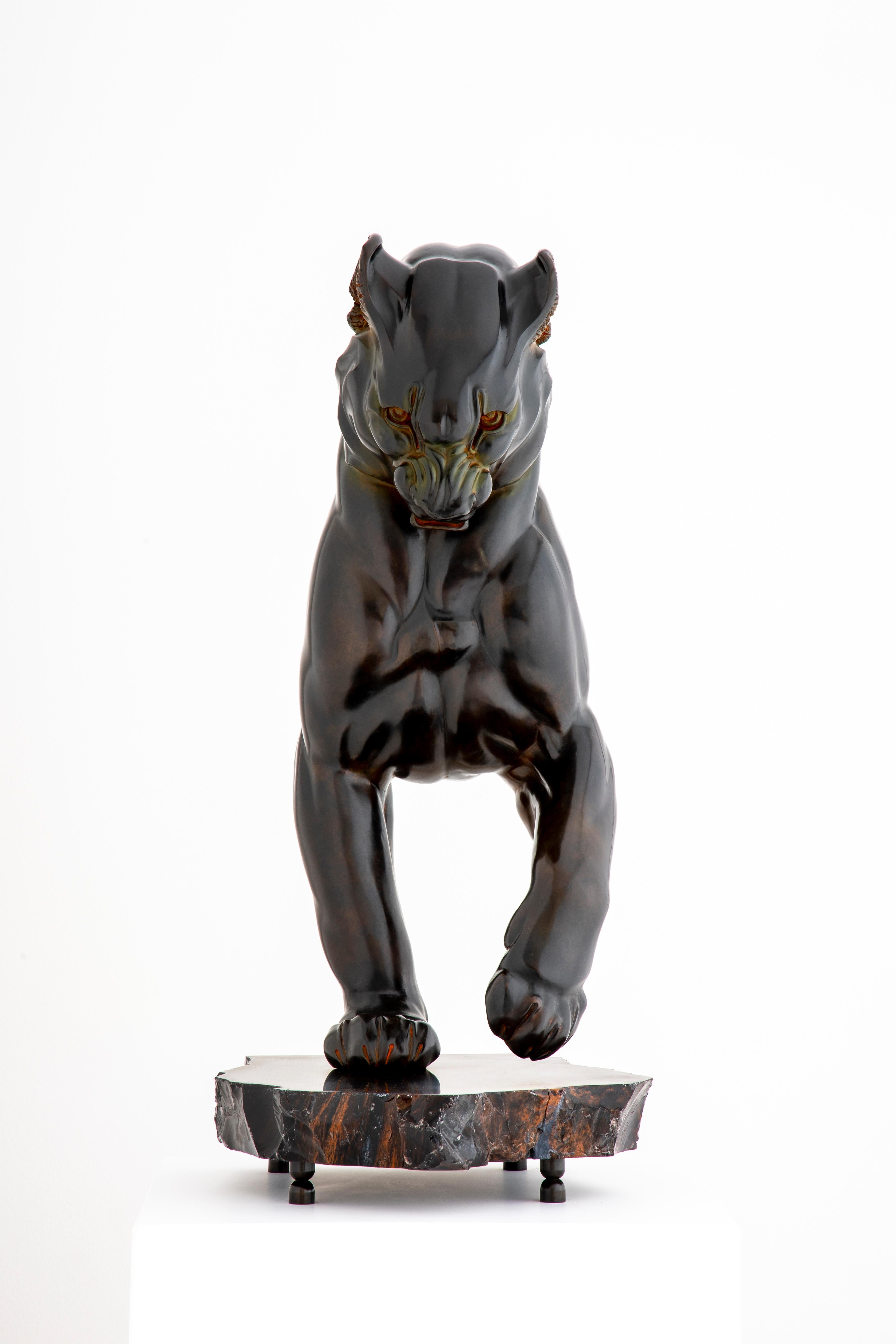 Dominique Mufraggi Figurative Sculpture - Feu