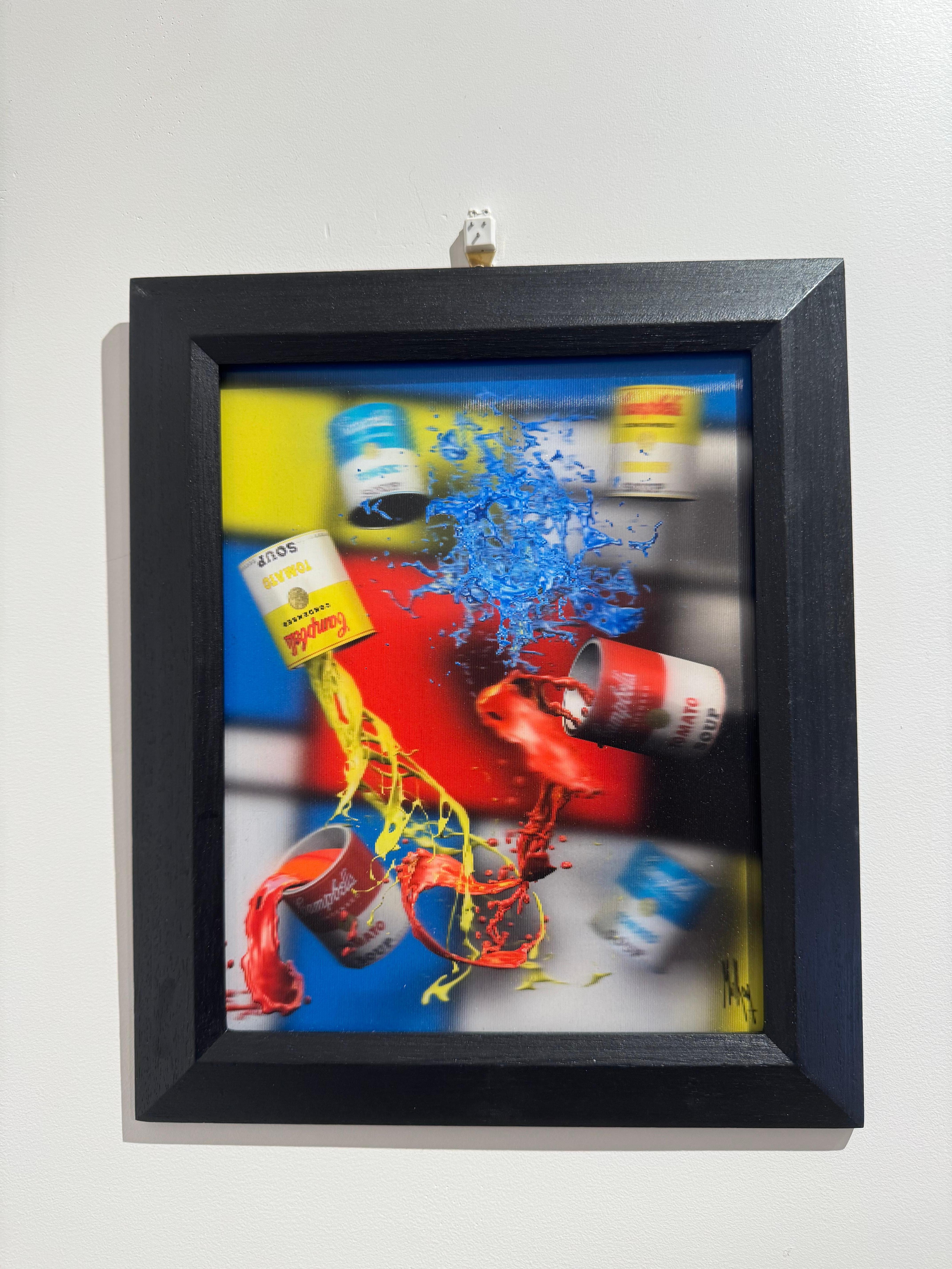 Holopainitng by French contemporary artist Dominique Mulhem.

Dominique Mulhem is a contemporary artist who creates Holopaintings, works where painting meets technology. Using holographic projections, his creations come to life in 3D, offering