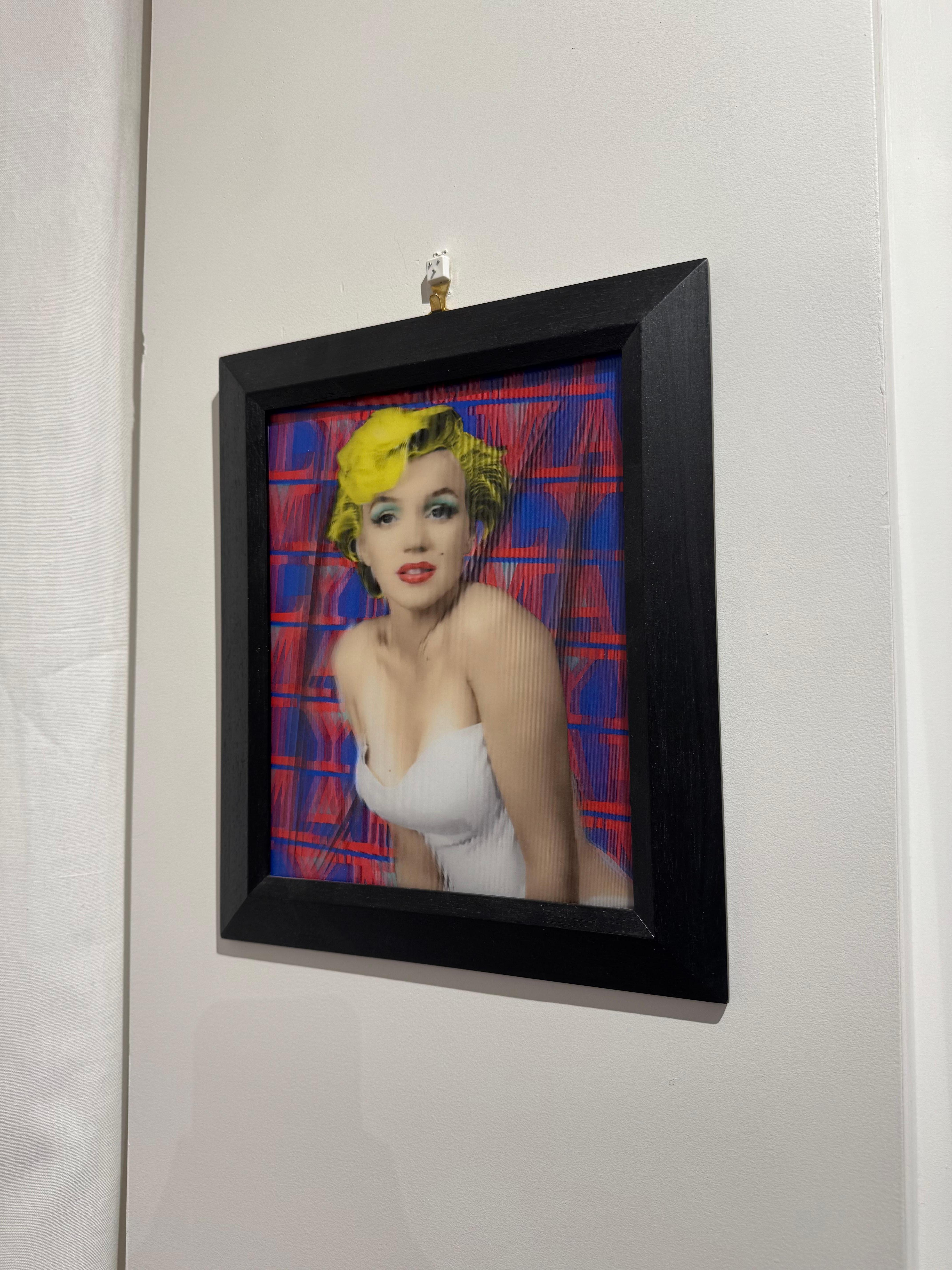 Marilyn Indiana - Postmoderne Mixed Media Art par Dominique MULHEM