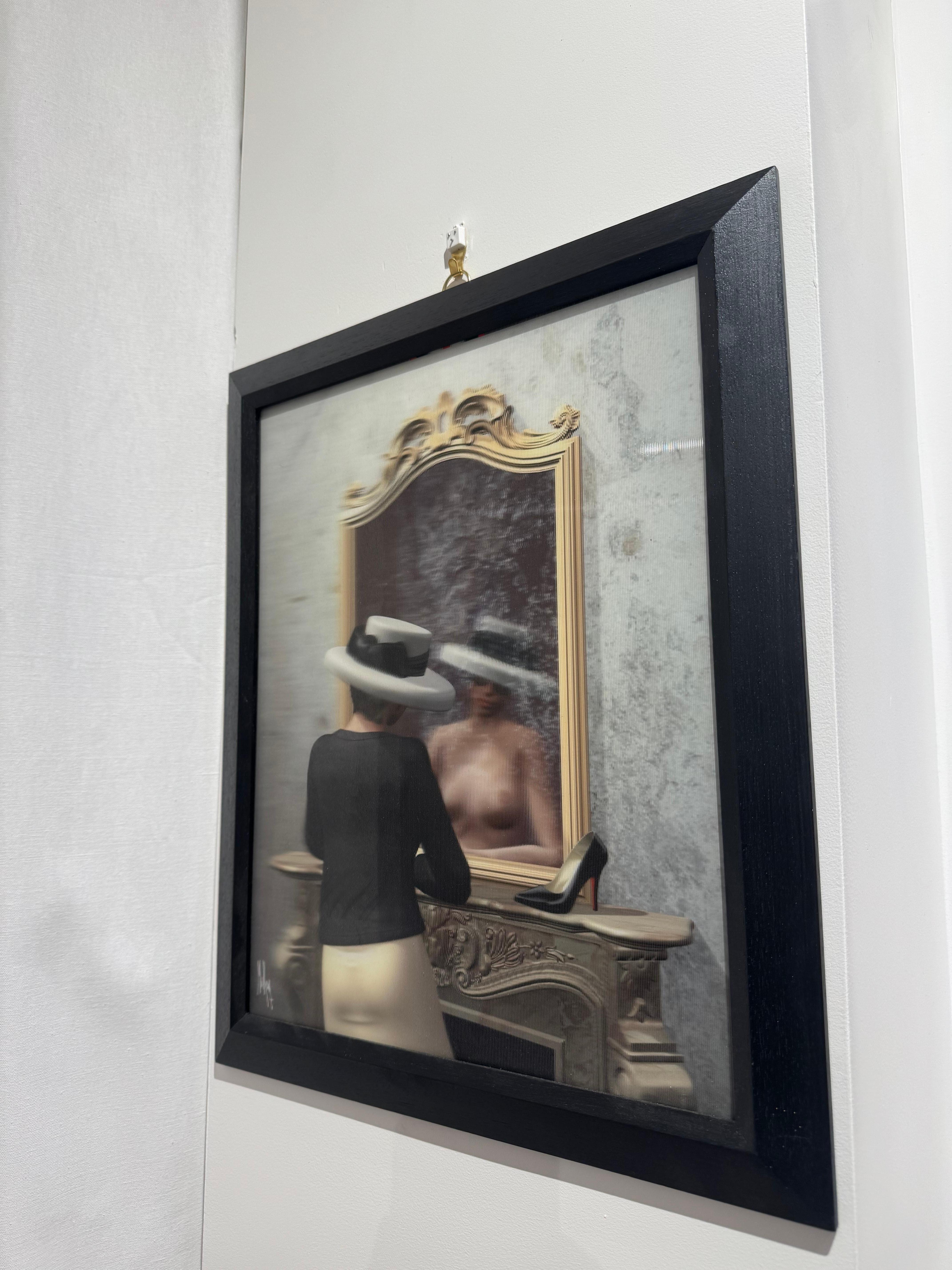 Holopainting by French contemporary artist Dominique Mulhem.

Dominique Mulhem is a contemporary artist who creates Holopaintings, works where painting meets technology. Using holographic projections, his creations come to life in 3D, offering