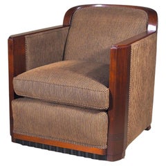 Dominique Pair of Modernist Club Chairs