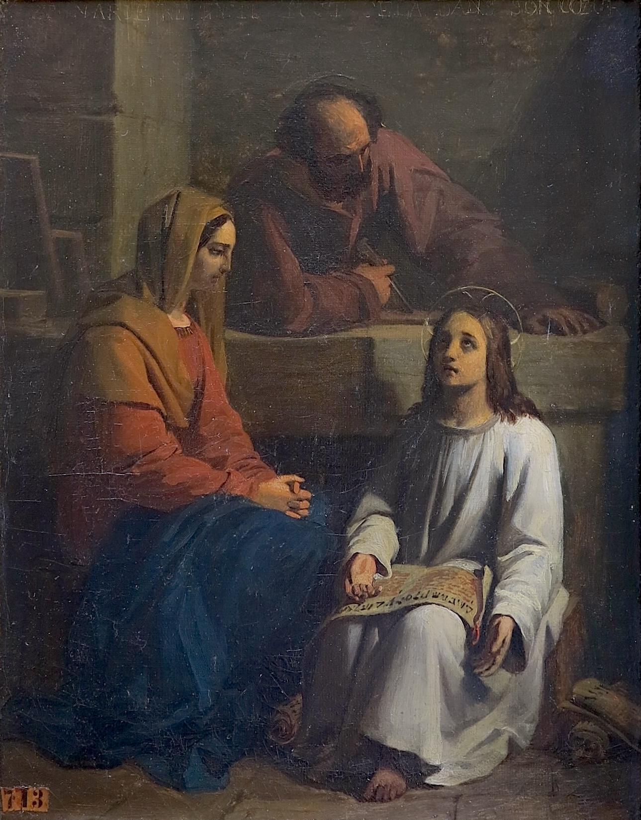 La Sagrada Familia - Painting de Dominique Papety