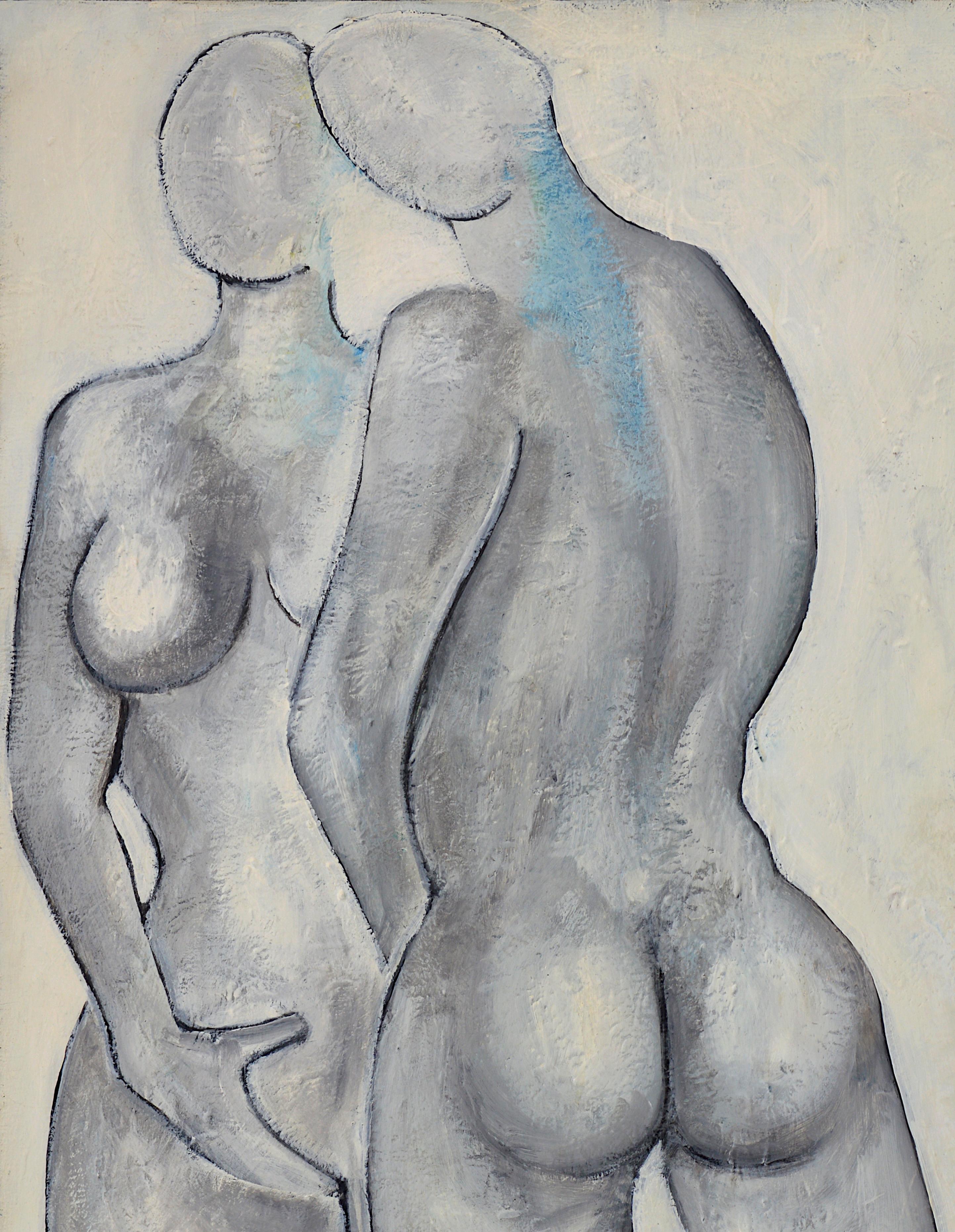 Dominique PERY, Marianne, huile sur toile 1987 - Néo-expressionnisme Painting par Dominique Pery