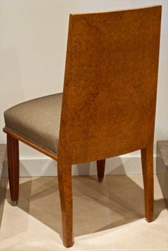 Dominique Set of Four Dining/Side Chairs in Amboyna