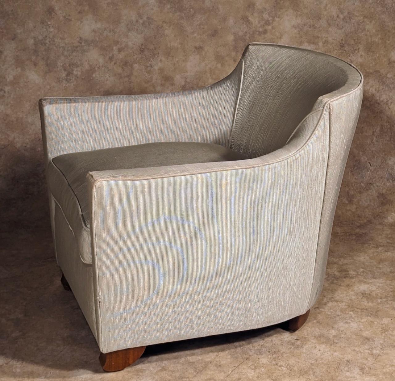 Art Deco Dominique single club chair
