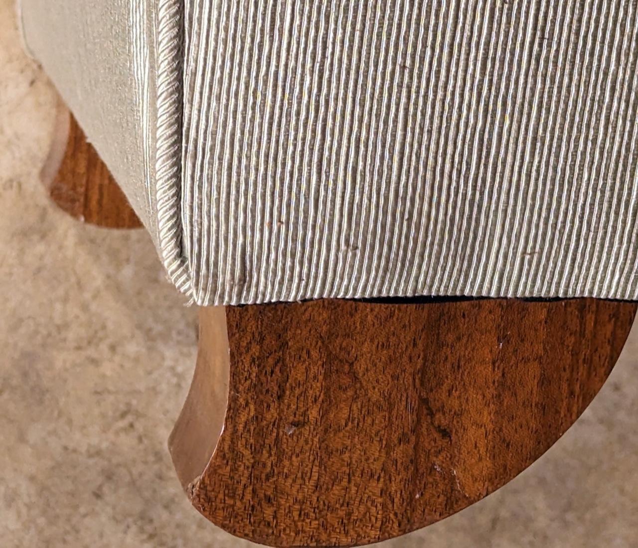Wood Dominique single club chair