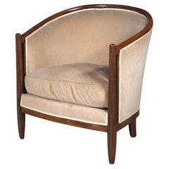 Dominique Single Round-Backed Club Chair