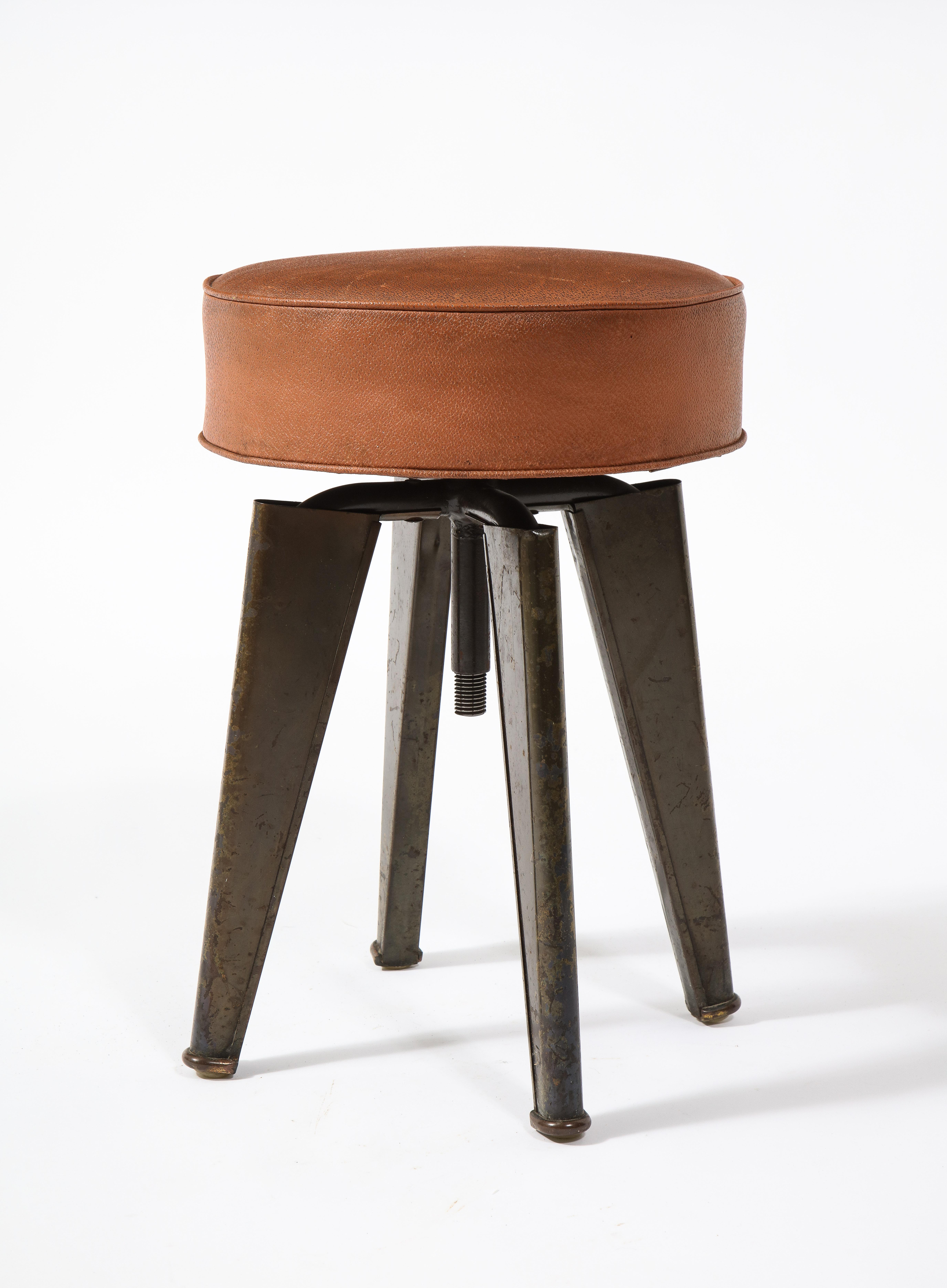 Dominique Stool from The Clemenceau Ship, France, 1950's 5