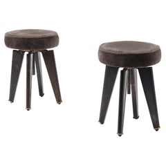 Dominique Stools in Cashmere, France 1940's