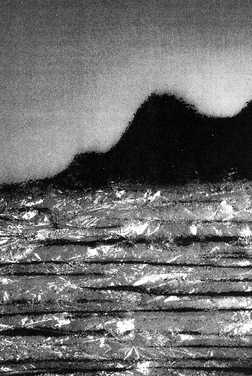 Insel - Dominique Teufen, Fotografie, Abstrakt, Landschaft, Kunst, Natur, Wasser im Angebot 2