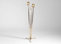Dominique, Three-light Floor Lamp on Tripod Base, France, 1955-1960