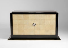 Dominique, buffet à deux portes parchemin, France, 20e siècle