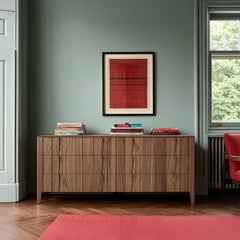 Domino 6-Drawer Canaletto Walnut Chest Of Drawers