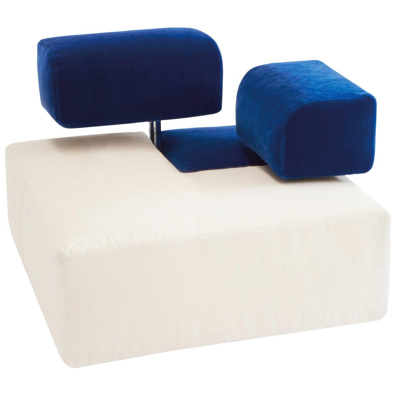 Domino Armchair by Davide Barzaghi For Sale