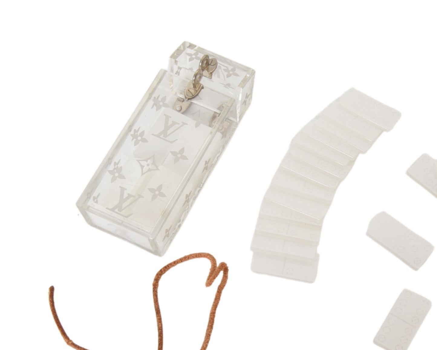 Gray Domino Clear Louis Vuitton For Sale