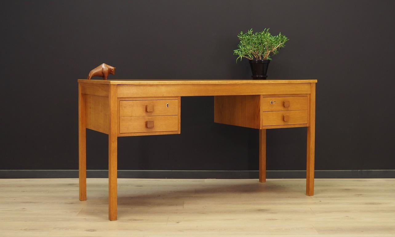 Mid-Century Modern Domino Desk Vintage Danish Design