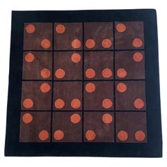"Domino" Hand Tufted Rug by Tisca Switzerland 1980-1990s