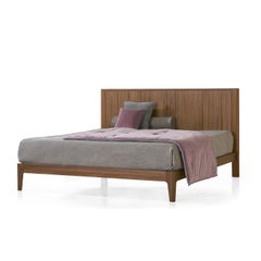 Domino King Size Canaletto Walnut Bed