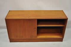 Domino Mobler Mid Century Danish Modern Teak Wood Small Credenza Cabinet