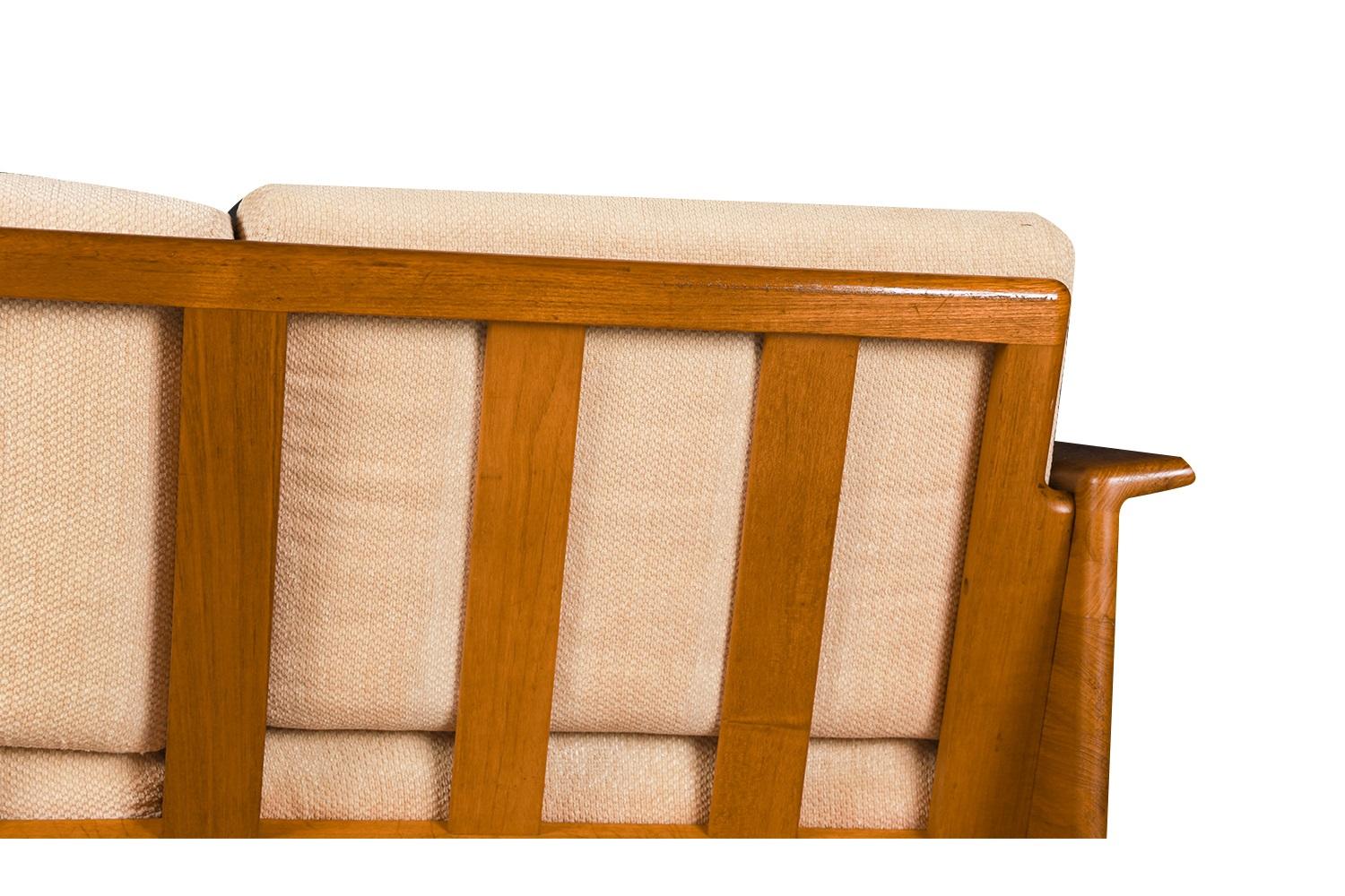 Domino Mobler Mid Century Teak Upholstered Sofa Tarm Stole OG Mobelfabrik Style 2