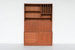 Domino Møbler Teak Bookcase Wall Unit, Denmark, 1960