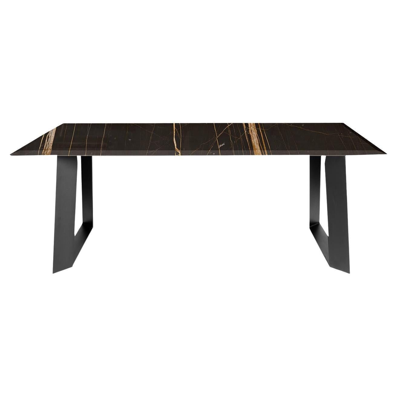 Domino Sahara Noir Dining Table For Sale