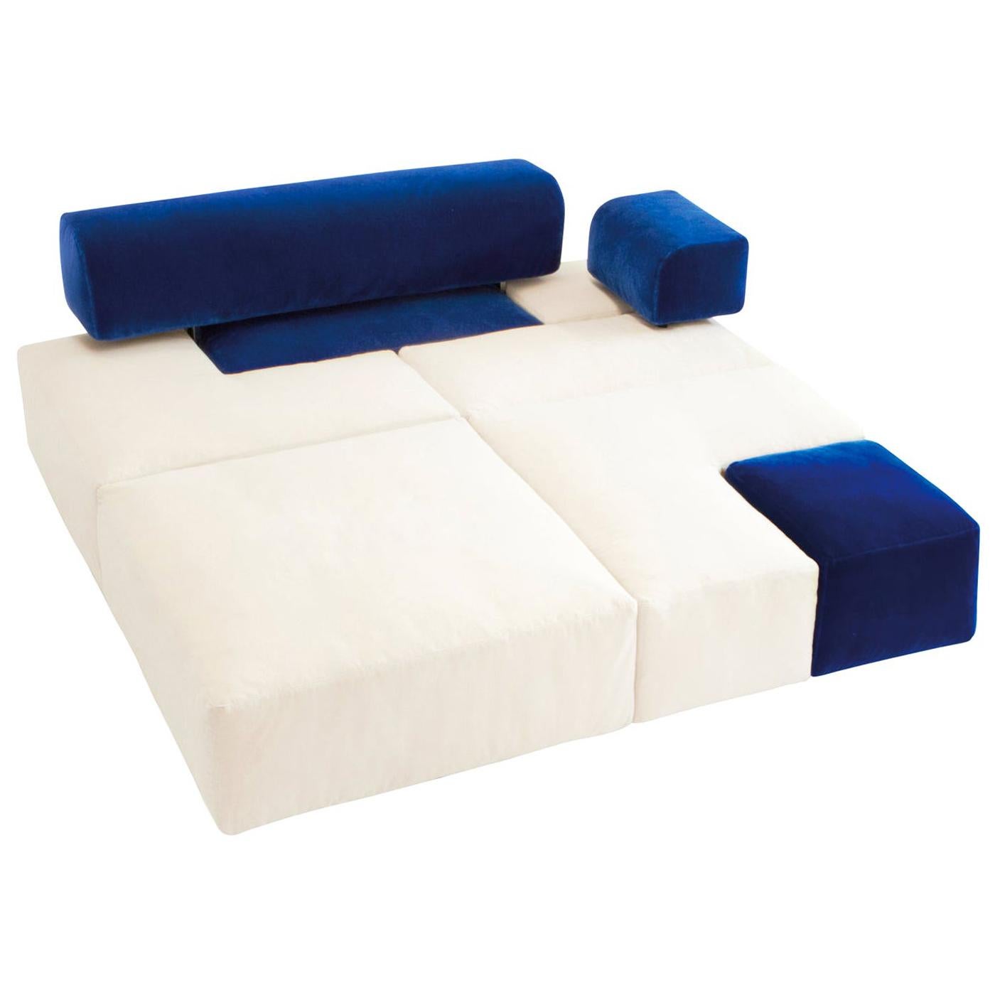 Domino Sofa by Davide Barzaghi For Sale