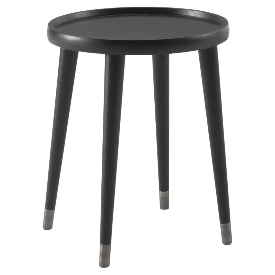 Domio Leather Side Table For Sale