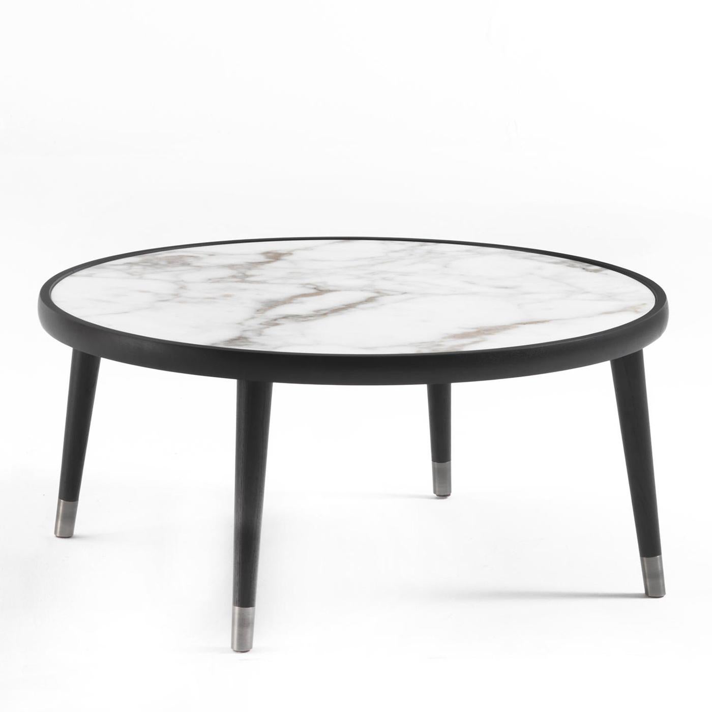 Contemporary Domio Marble Coffee Table For Sale