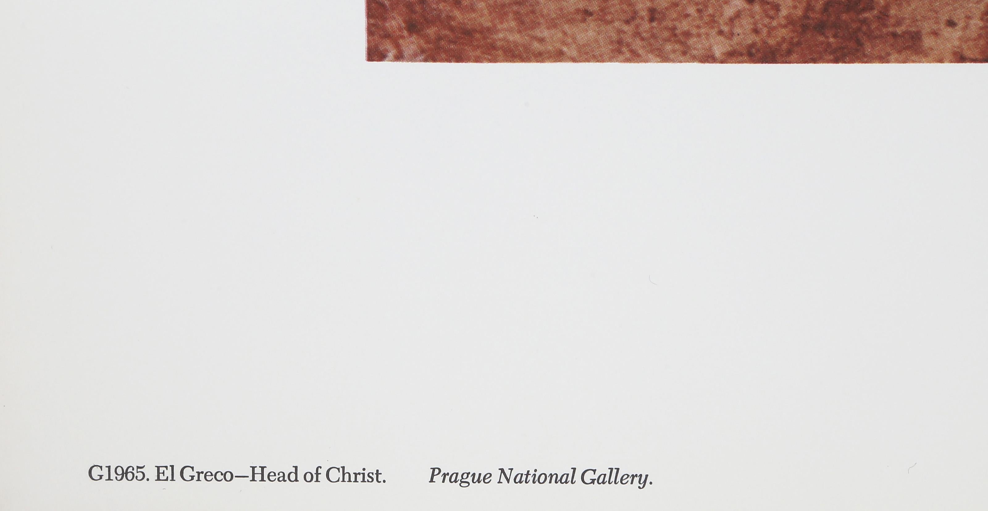 Haupt Christi, Renaissance-Plakat nach Doménikos Theotokópoulos im Angebot 3