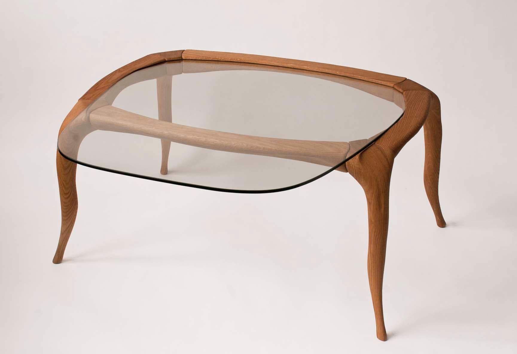 Italian Domo, Contemporary Table in English Oak, Designed by Nigel Coates For Sale
