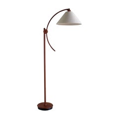Domus Arched Teak Floor Lamp Circa 1970