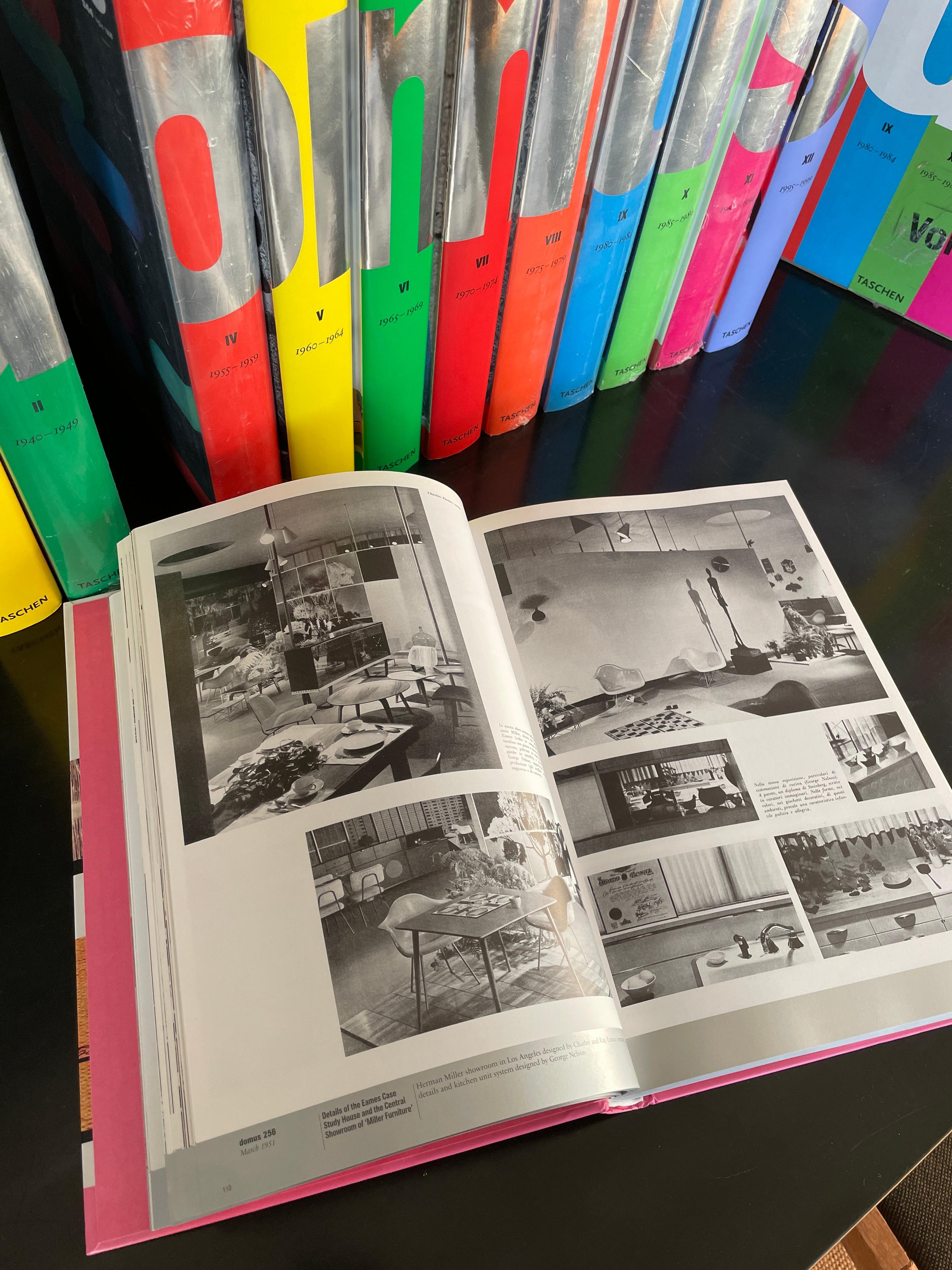 DOMUS Architecture books Volume 1-12, Gio Ponti Taschen For Sale 4
