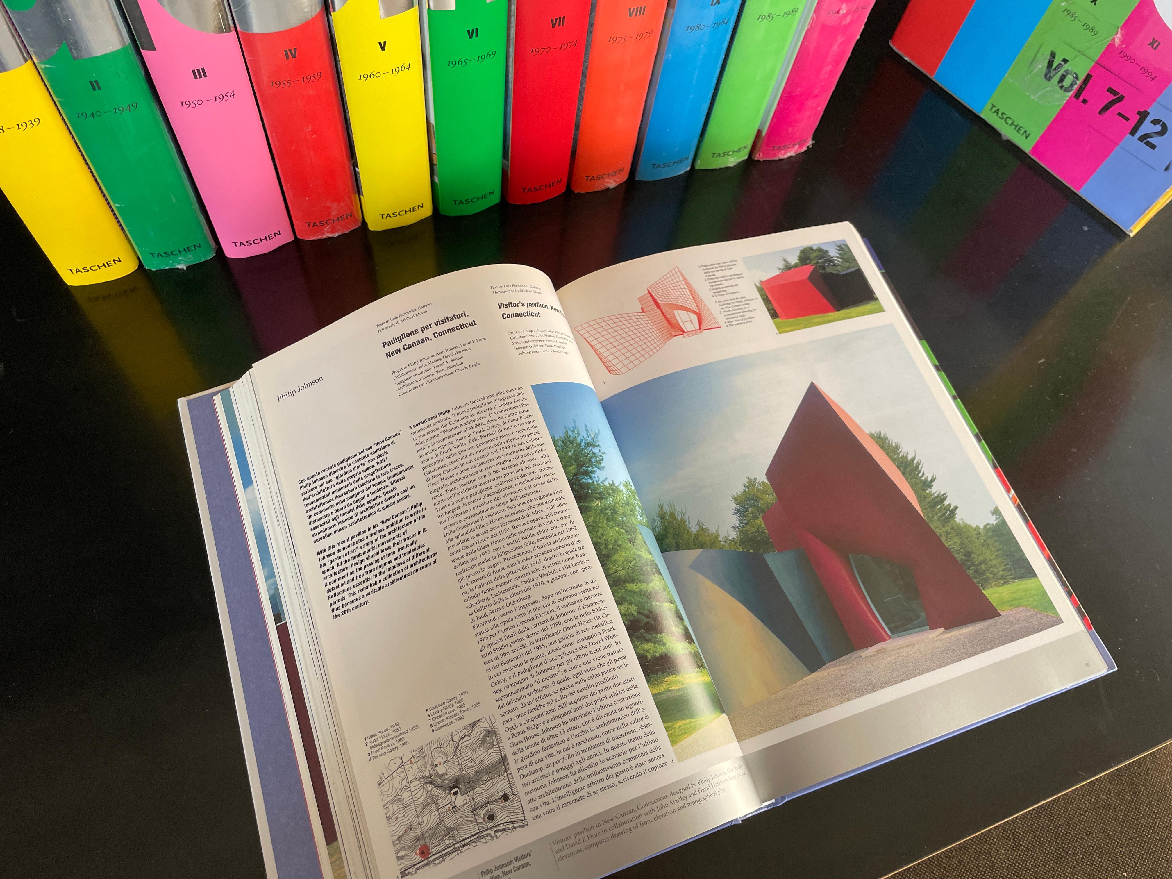 DOMUS Architecture books Volume 1-12, Gio Ponti Taschen For Sale 1
