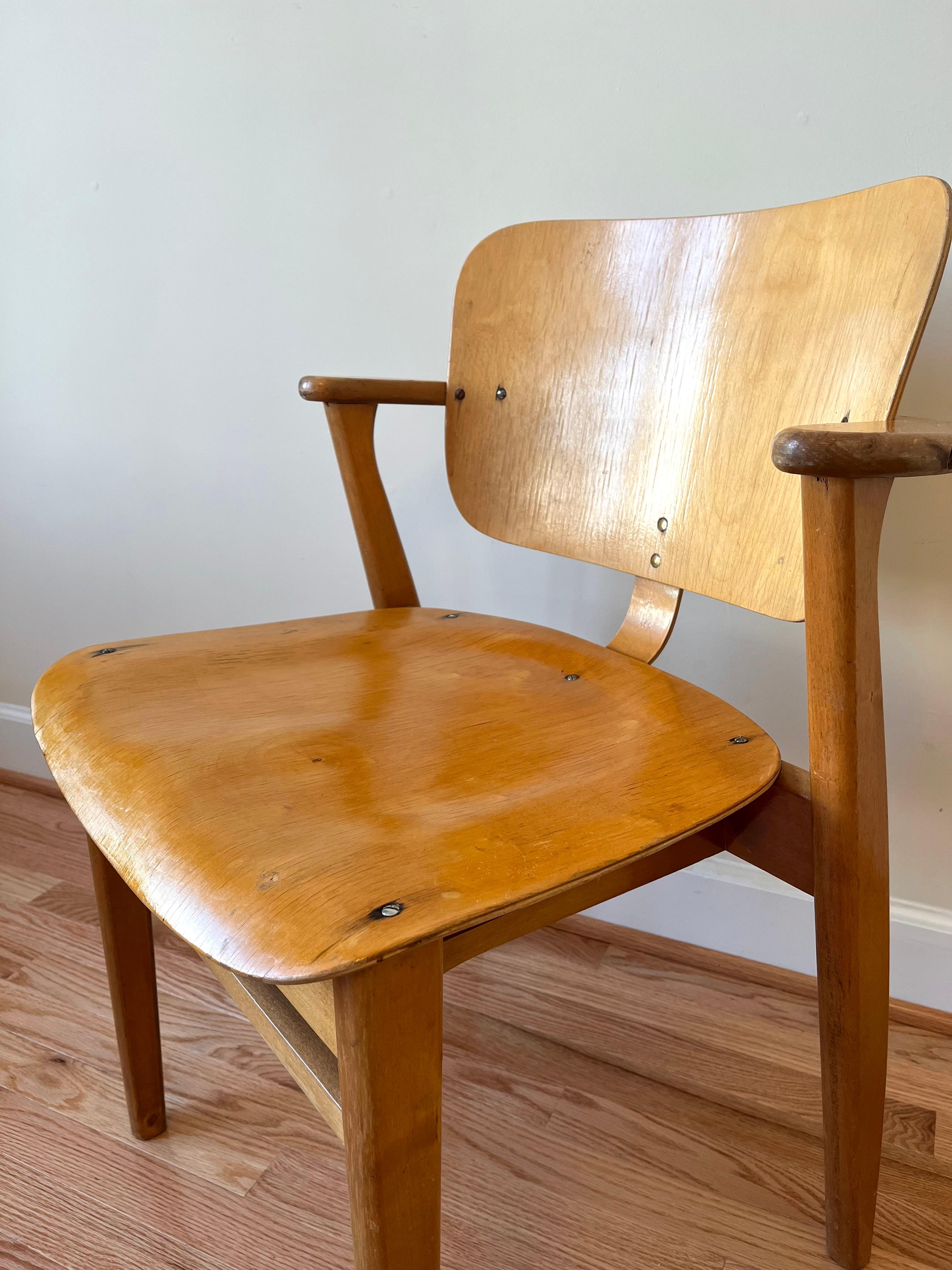 Wood Domus Chair by Ilmari Tapiovaara for Artek
