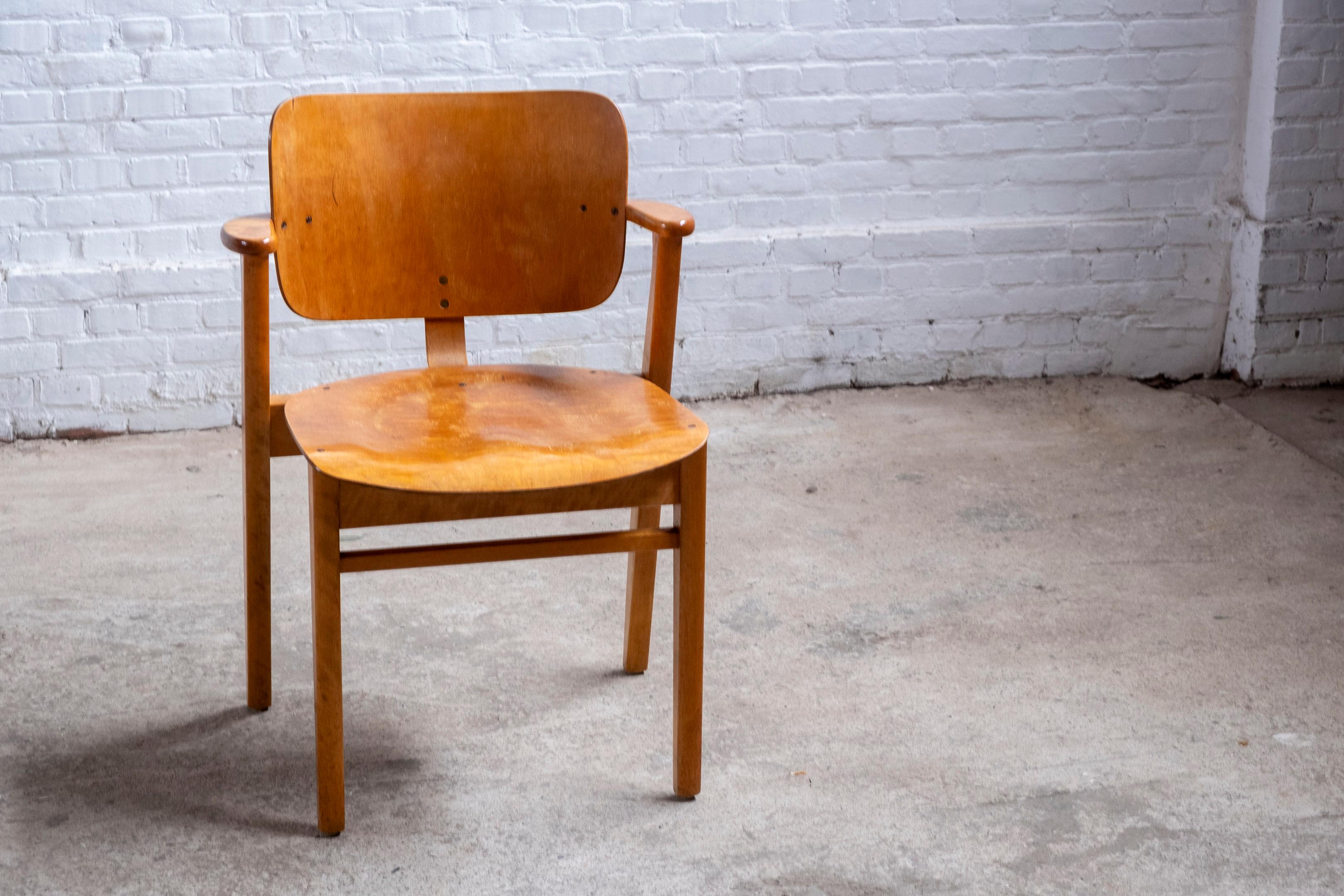 Domus Chair by Ilmari Tapiovaara, Keravan Puuteollisuus, 1950s For Sale 4