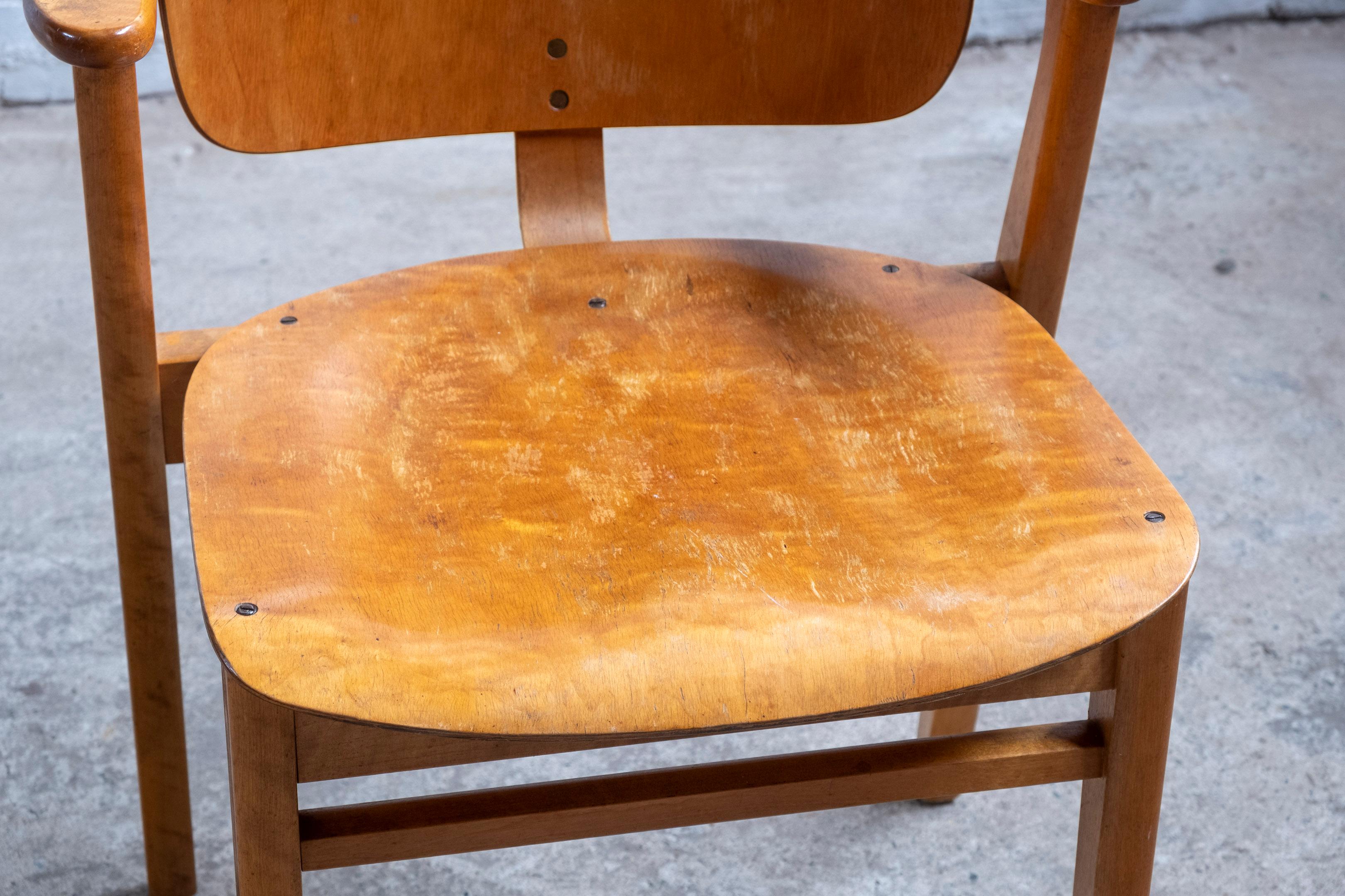 Domus Chair by Ilmari Tapiovaara, Keravan Puuteollisuus, 1950s For Sale 9