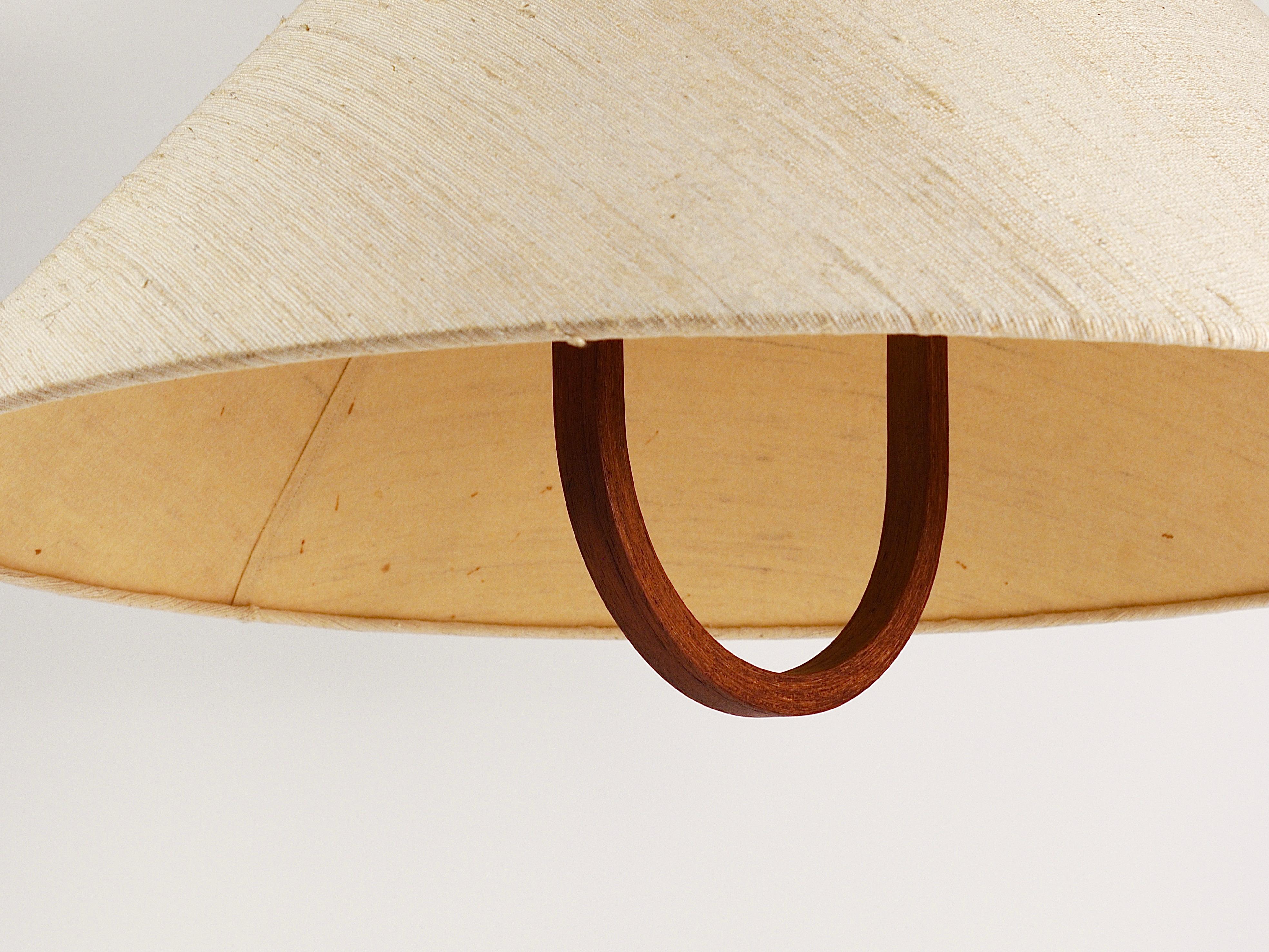 Mid-Century Modern Domus Danish Modern Teak Pendant Lamp, Denmark, 1970s
