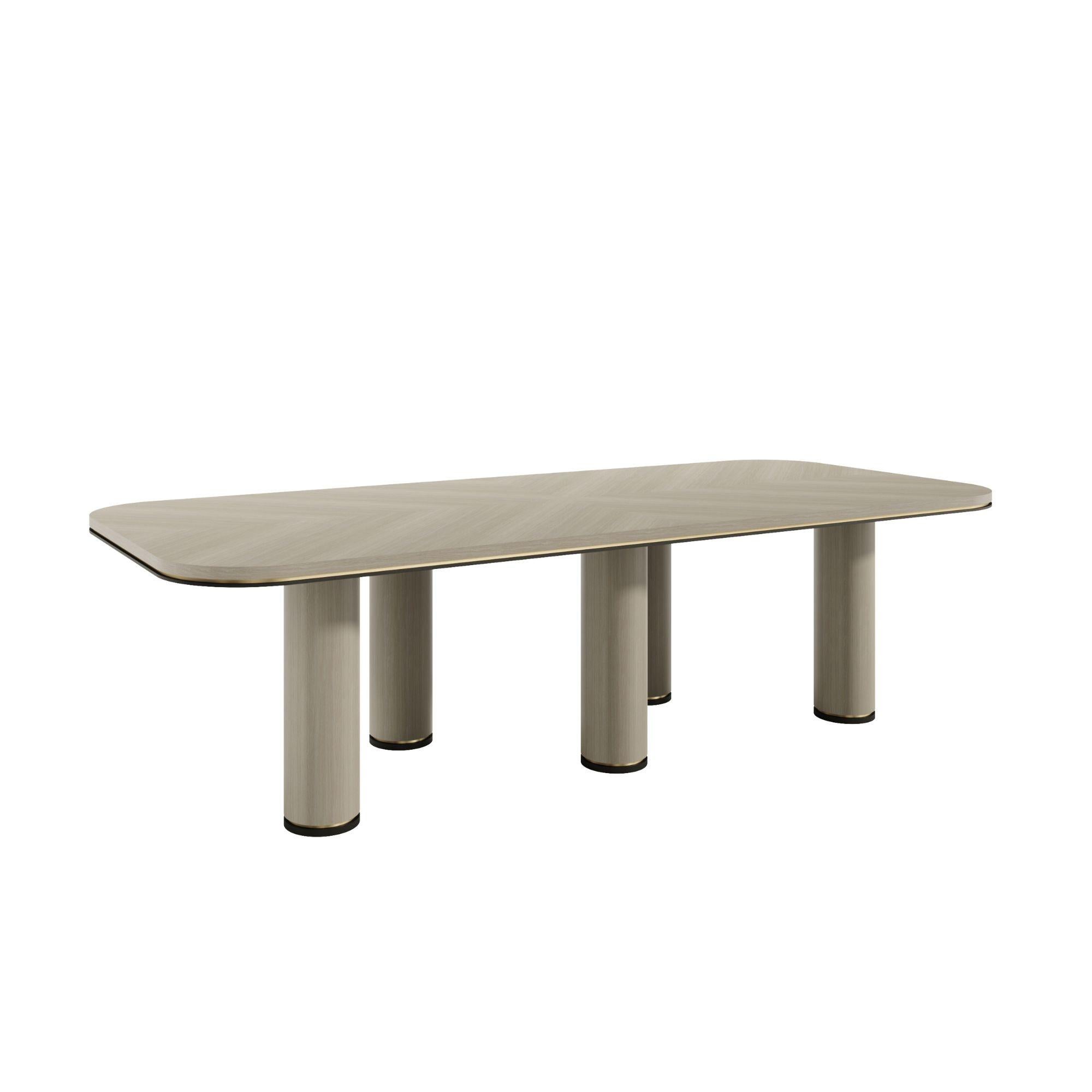 Organic Modern Domus Dining Table in Natural Wood, Modern and Contemporary For Sale
