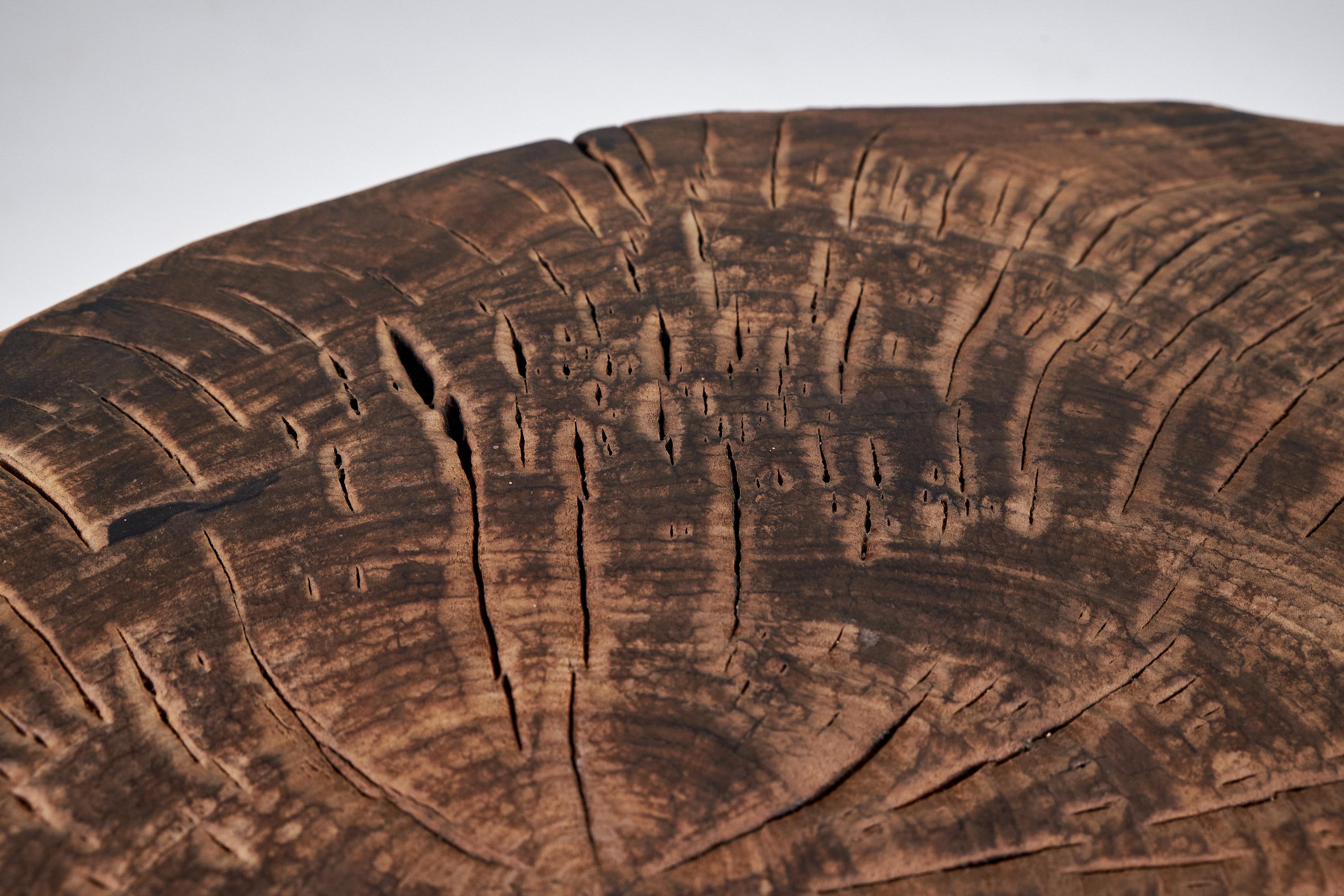 Domus, Solid Wood Sculptural Side, Table Original Contemporary Design, Logniture For Sale 13