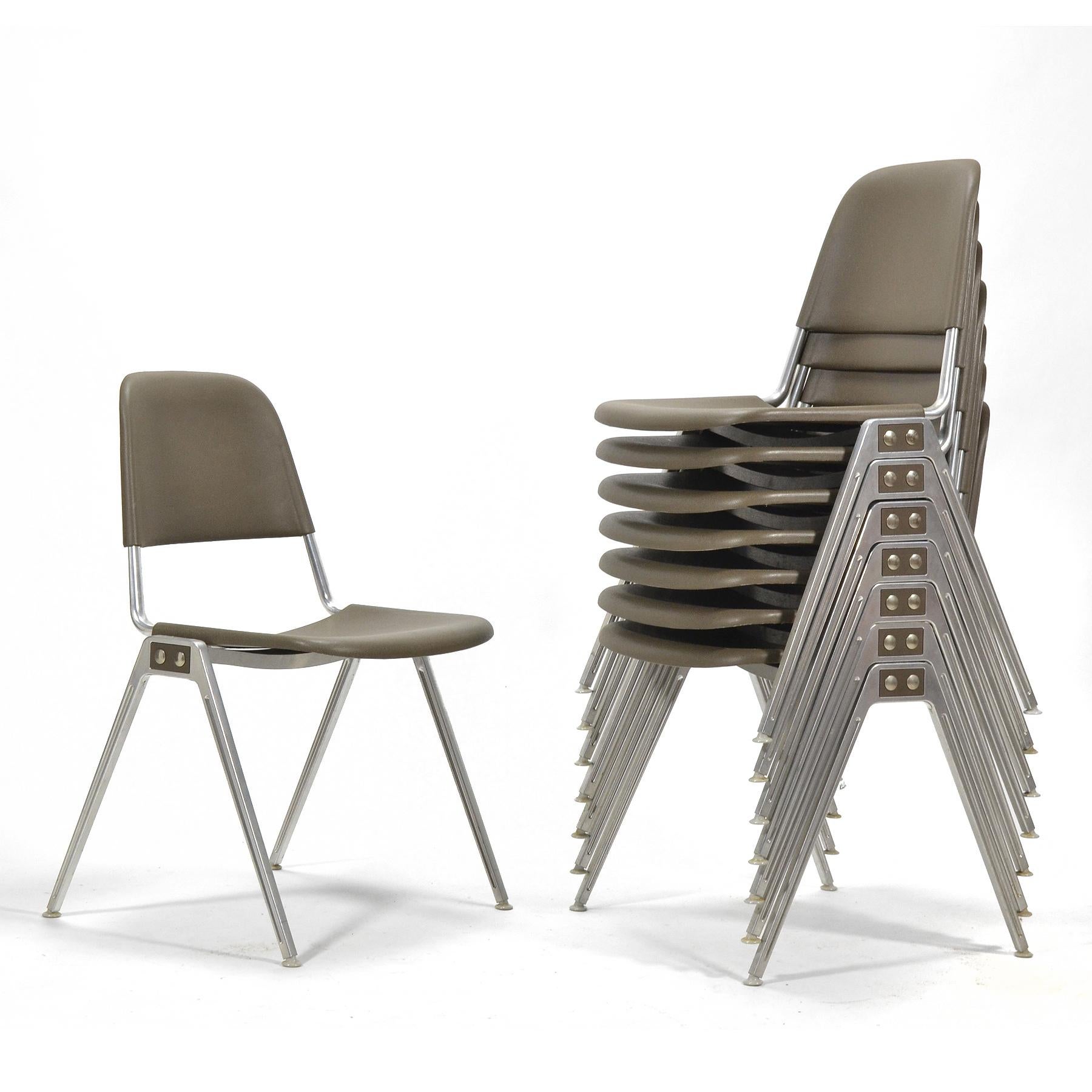 Don Albinson Stacking Side Chairs by Knoll Set of 14 For Sale 3