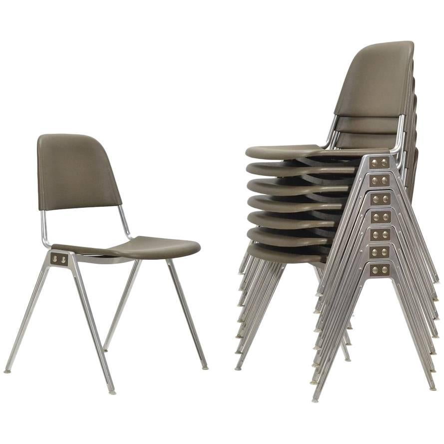 Don Albinson Stacking Side Chairs by Knoll Set of 14 For Sale