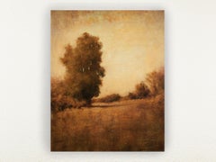 A Distant Meadow 231105, Painting, Oil on Canvas