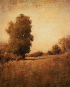 A Distant Meadow 231105, Painting, Oil on Canvas