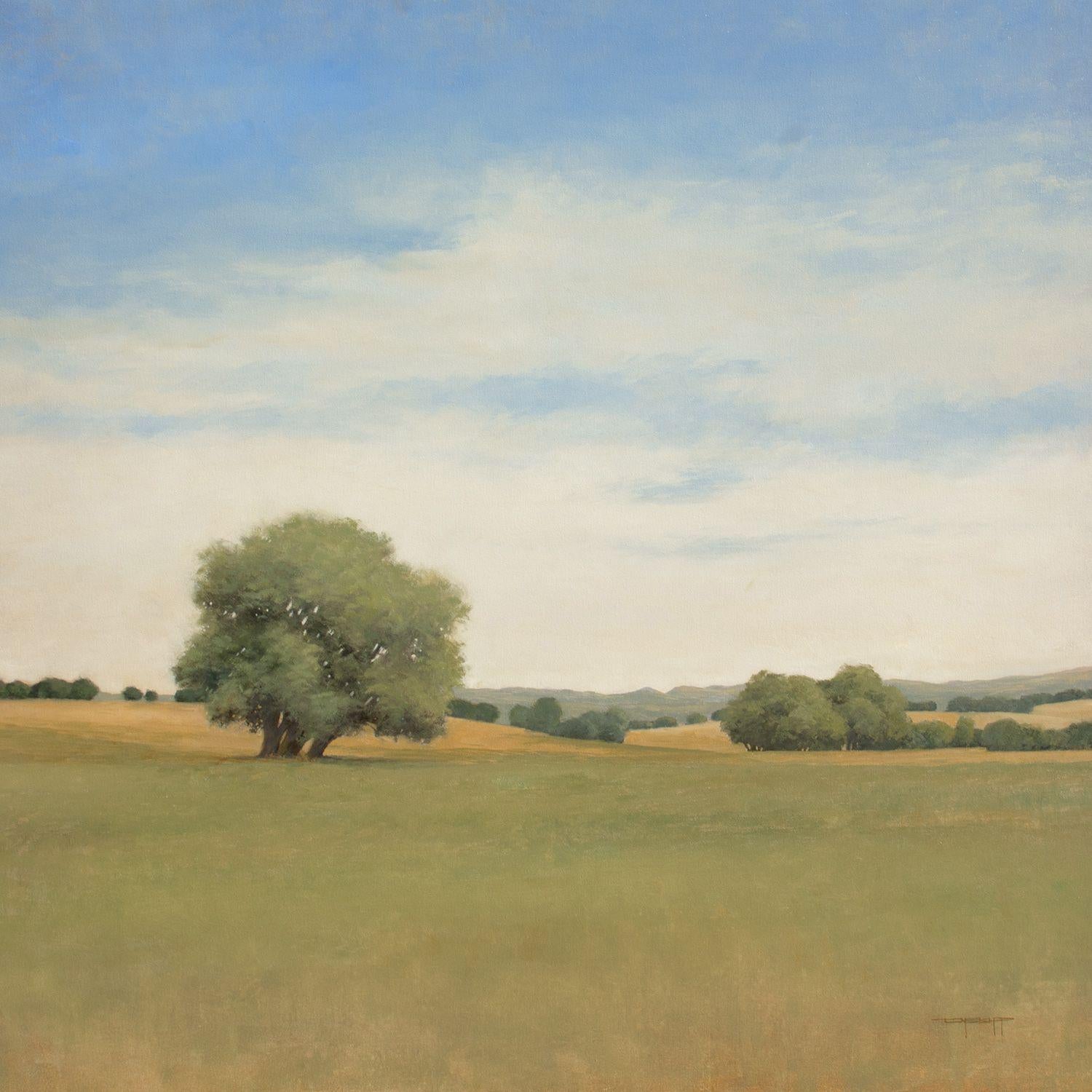 Un giorno d'estate 240328, Pittura, Olio su tela - Painting di Don Bishop