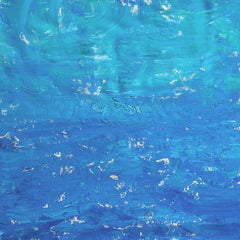 Aqua Blue 200813, Painting, Acrylic on Canvas